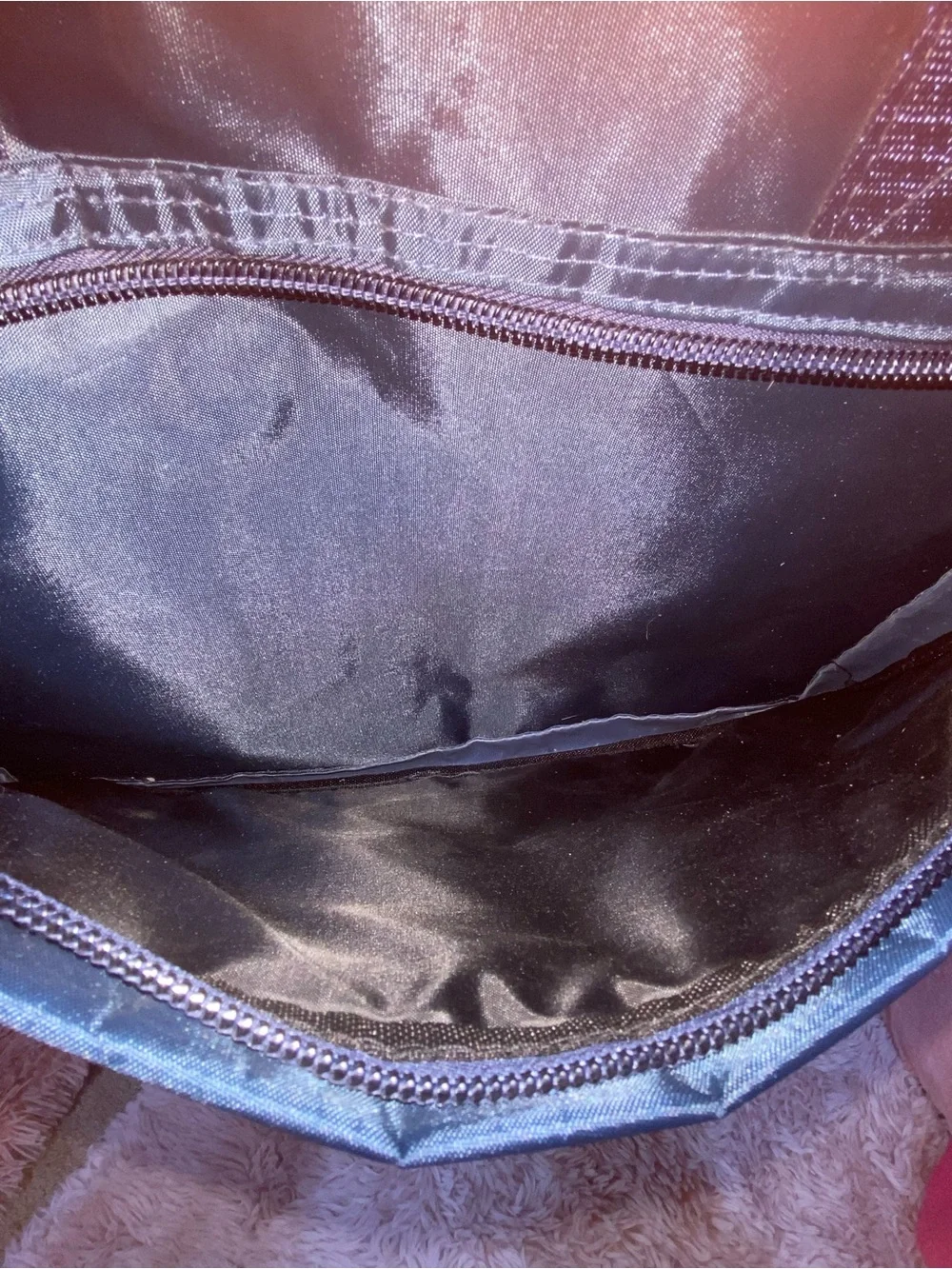 Navy Blue Laptop Bag Briefcase Messenger Bag Travel Carry-On Organizer